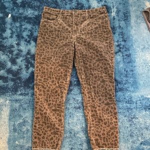 Leopard print Kut Corduroy jeans
